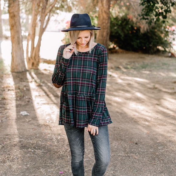 JODIFL brand new plaid lightweight sweater - Picture 2 of 7